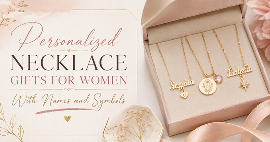 Personalized Necklace Gifts for Women With Names and Symbols