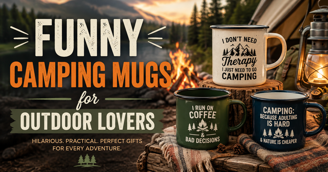 Funny Camping Mugs for Outdoor Lovers