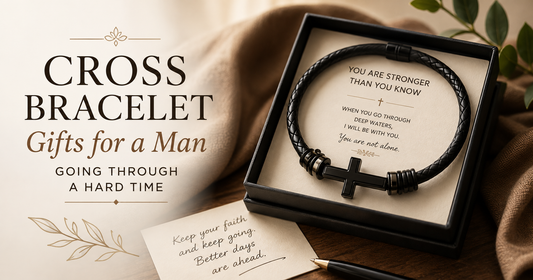 Cross Bracelet Gifts for a Man Going Through a Hard Time