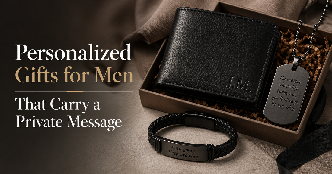 Personalized Gifts for Men That Carry a Private Message