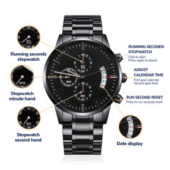 Groomsman Promoted From Wingman to Groomsman Men's Watch