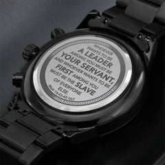 Whoever Wants to Be a Leader Mark 1043 Men's Watch