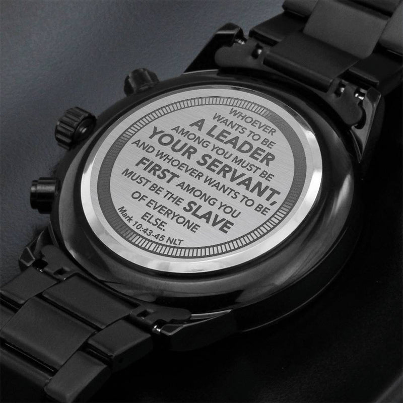 Whoever Wants to Be a Leader Mark 1043 Men's Watch