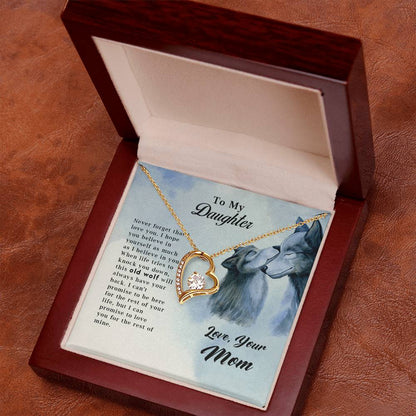 Old Wolf -Forever Love Necklace