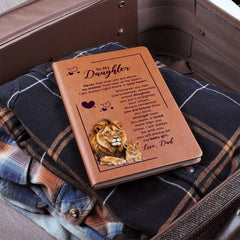 To My Daughter Your Crown Leather Journal