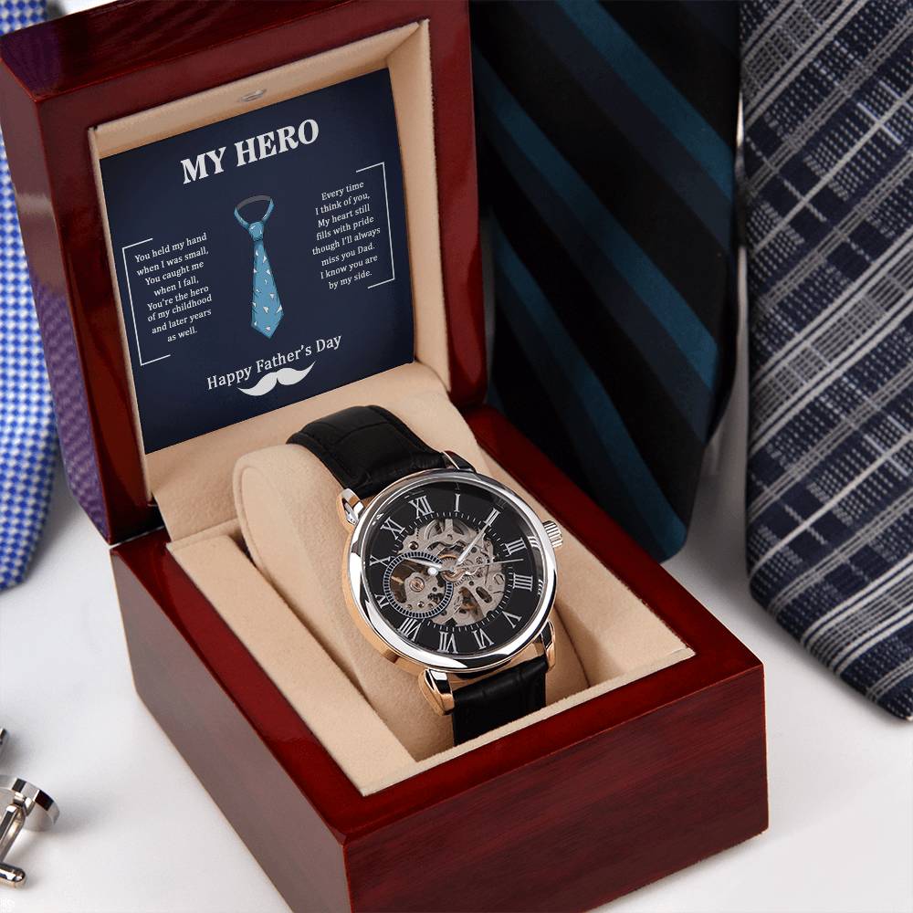 My Hero Dad -Openwork Watch