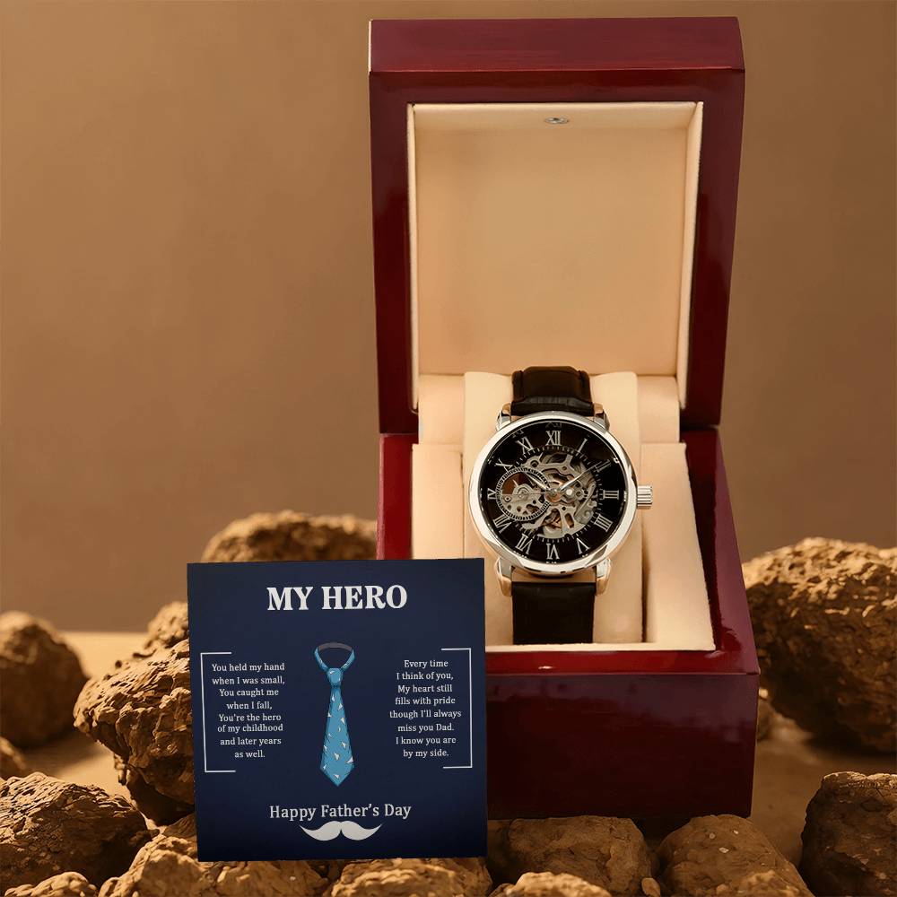 My Hero Dad -Openwork Watch