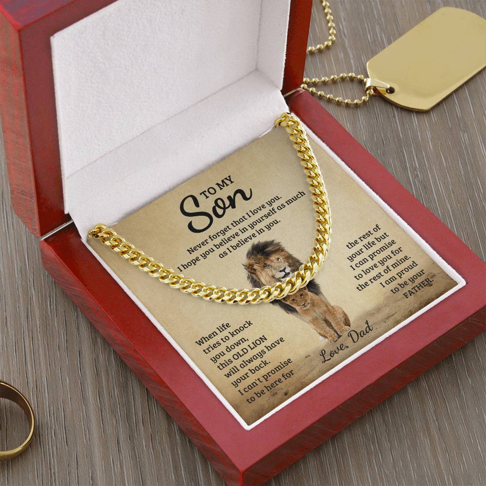 Never Forget -Cuban Link Chain