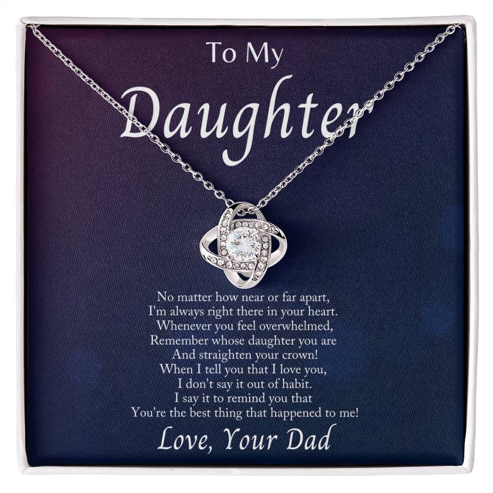 I'm Always With You Love Knot Necklace