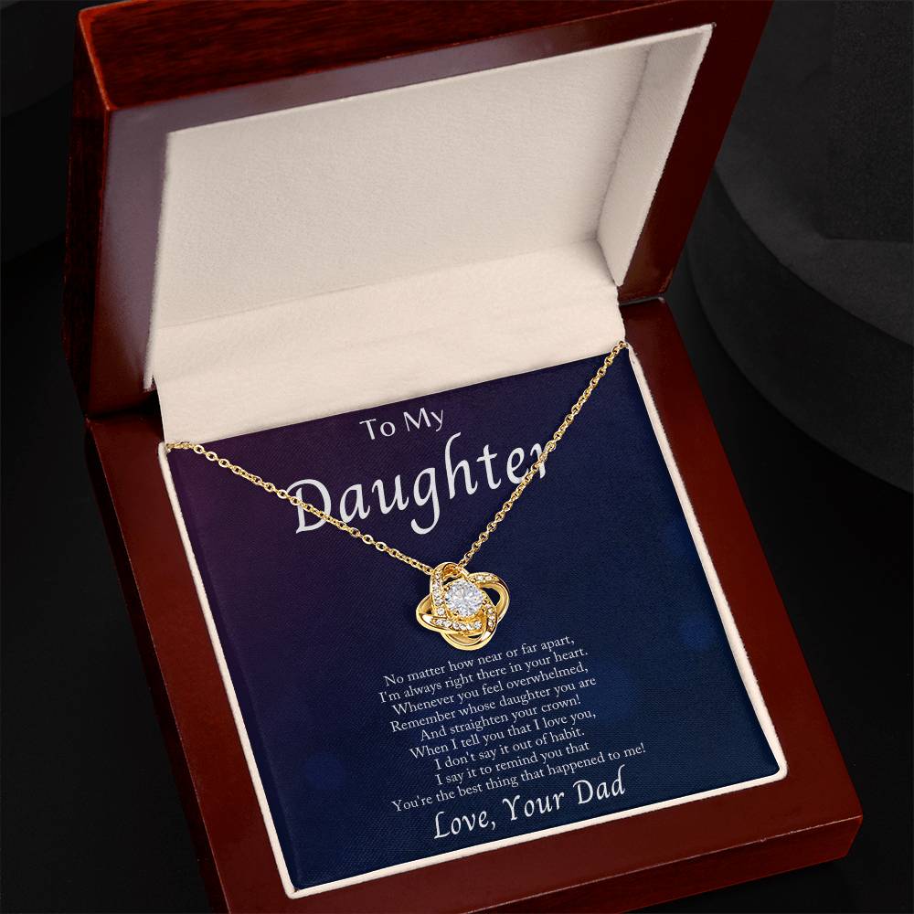 Im Always With You -Love Knot NecklacecIm Always With You -Love Knot Necklacec