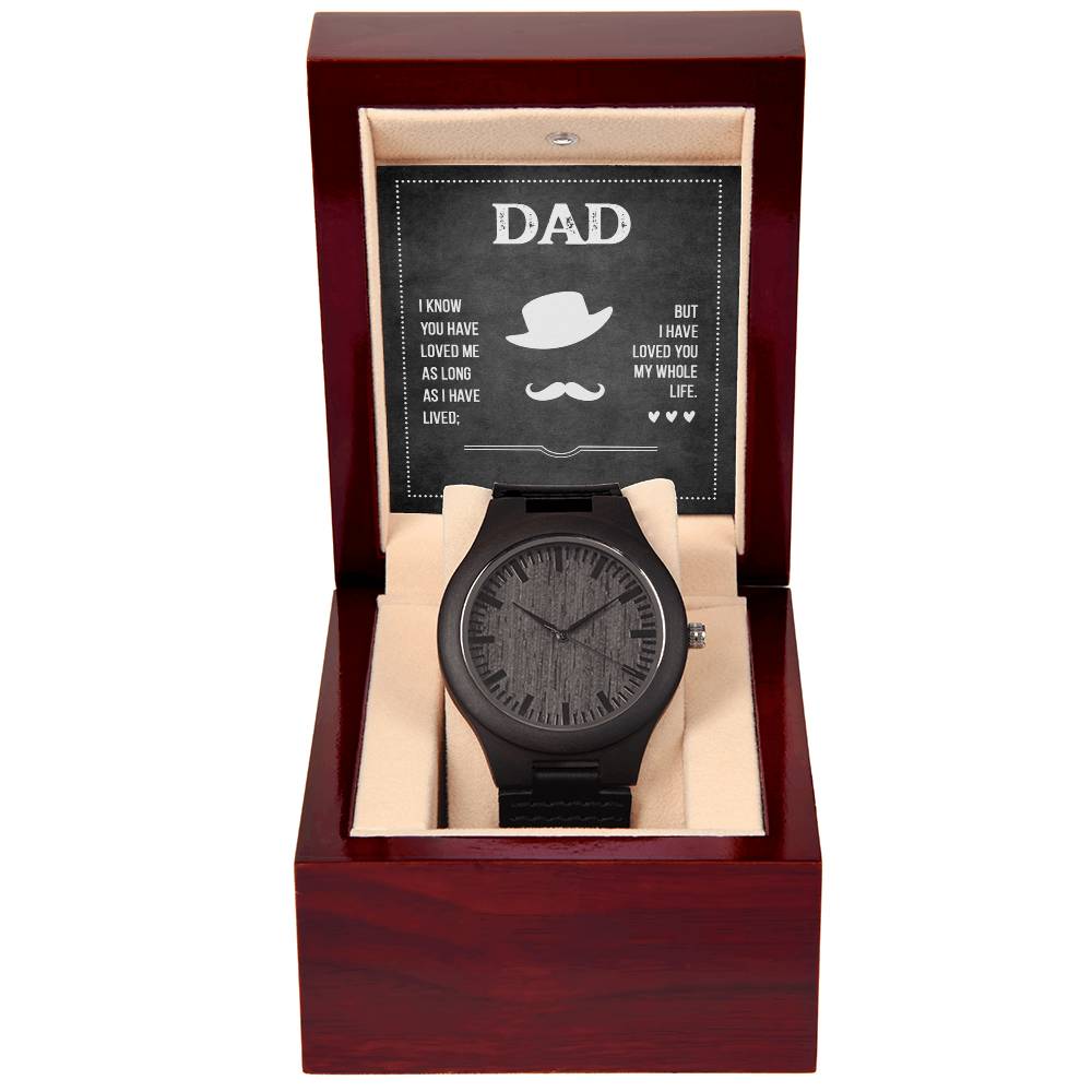Dad's Love -Wooden Watch