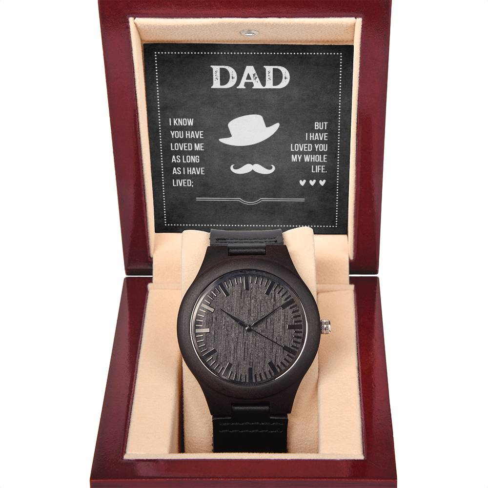 Dad's Love -Wooden Watch
