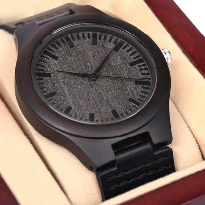 Dad's Love -Wooden Watch