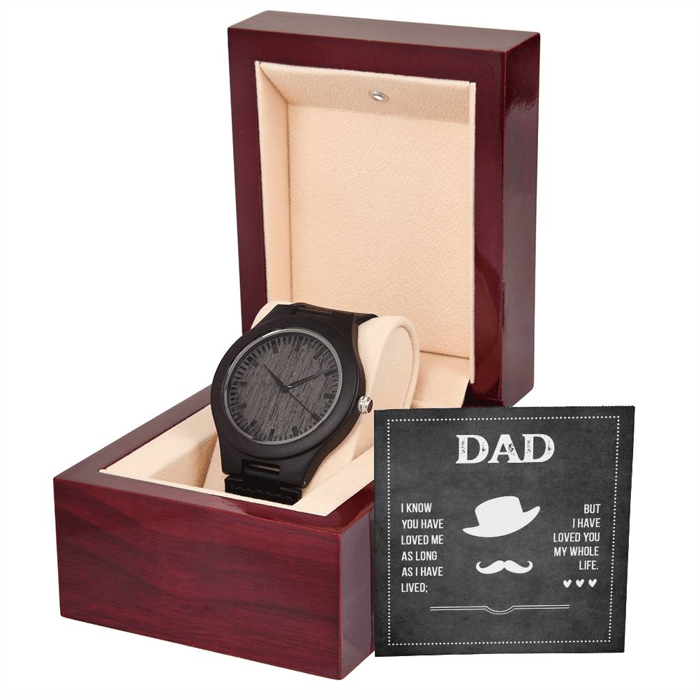 Dad's Love -Wooden Watch