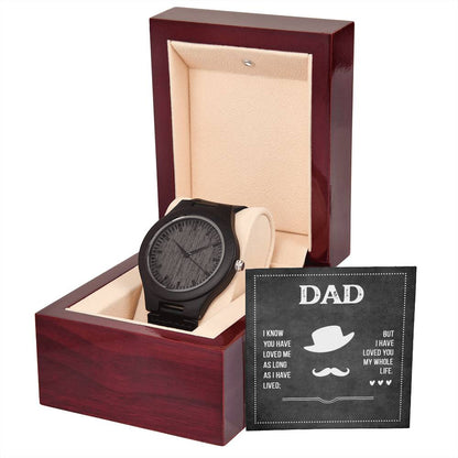 Dad's Love -Wooden Watch