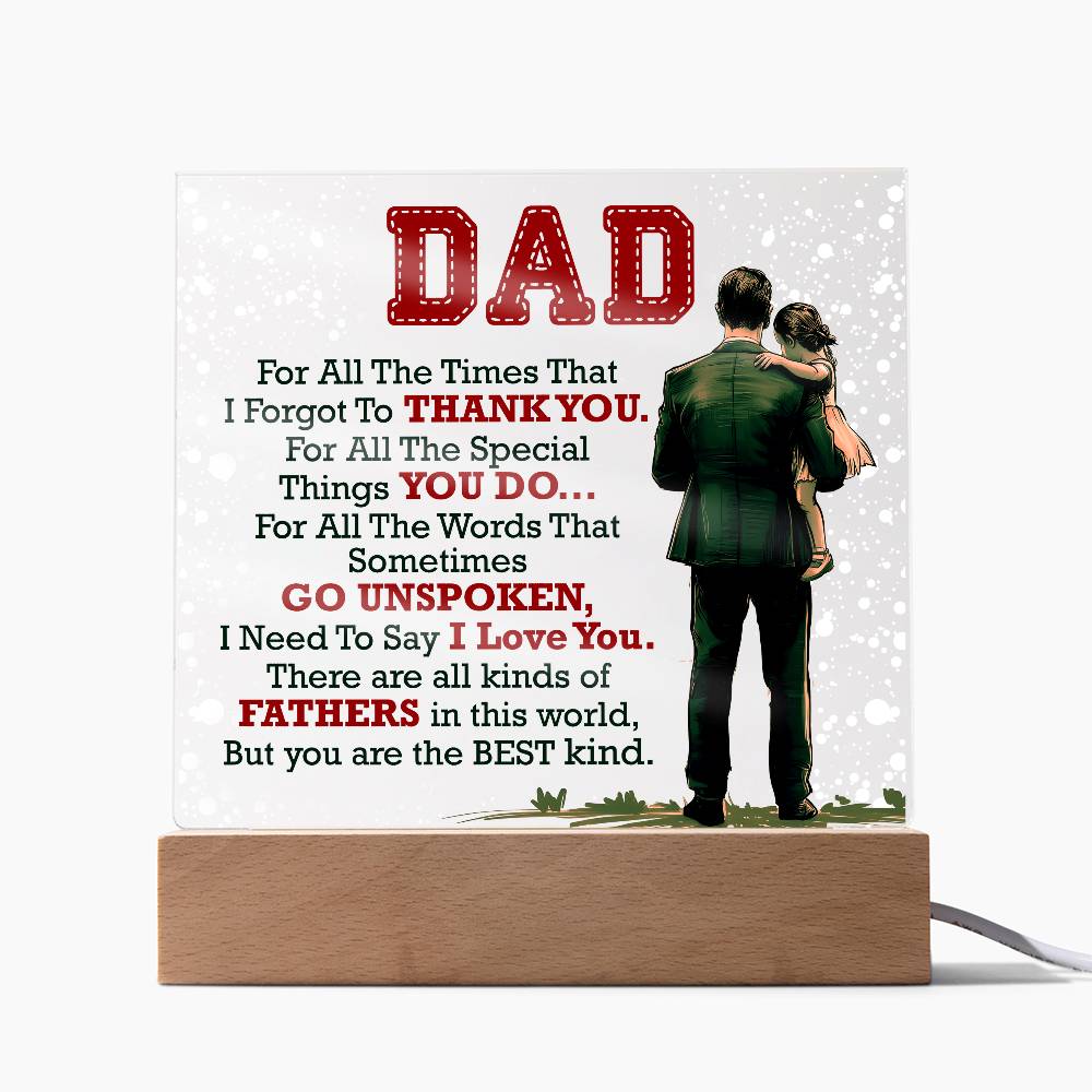 Thank You Dad 