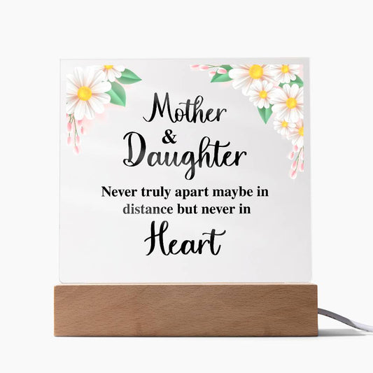 To My Daughter Distance Acrylic Square