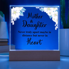 To My Daughter Distance Acrylic Square