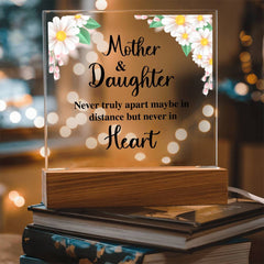 To My Daughter Distance Acrylic Square