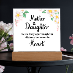 To My Daughter Distance Acrylic Square