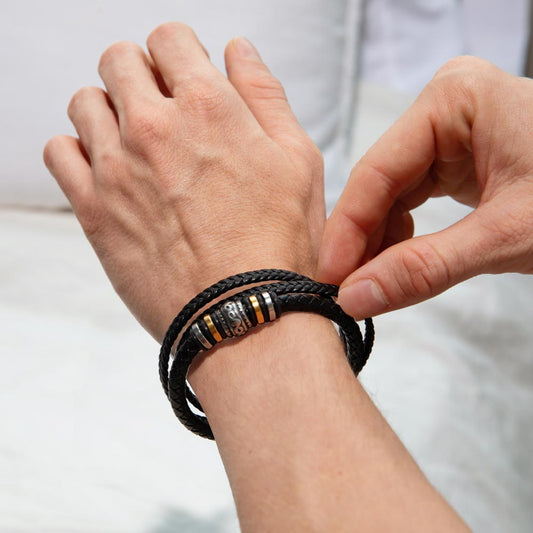 To My Stepdad Gift of Life Bracelet