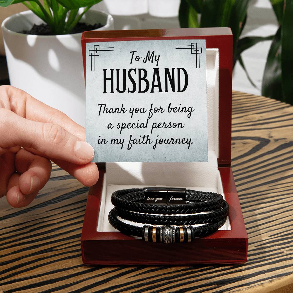 Being Special -Mens Leather Bracelet