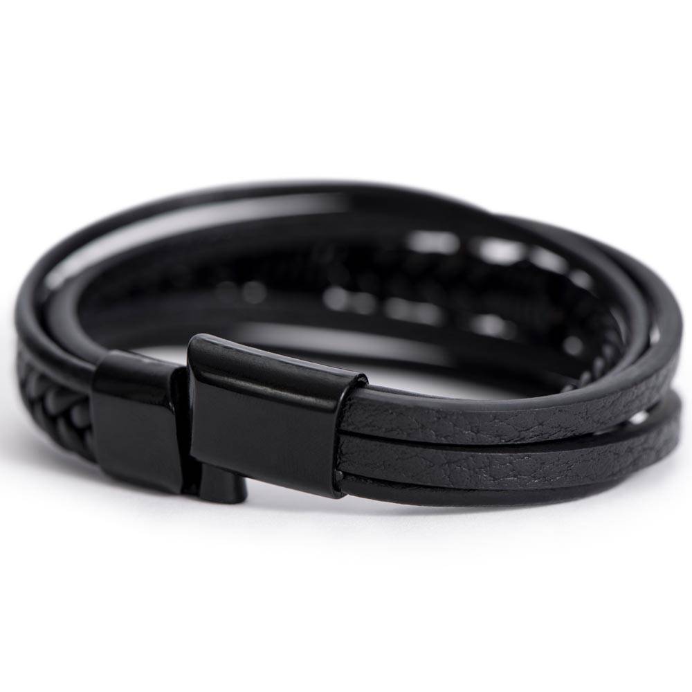 To My Son -Cross Bracelet