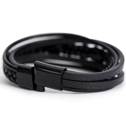 To My Son -Cross Bracelet