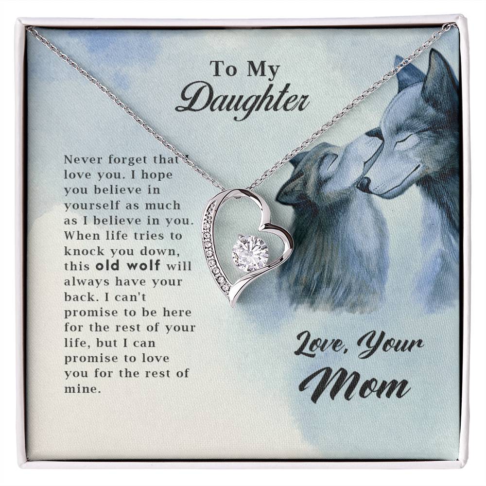 Old Wolf -Forever Love Necklace