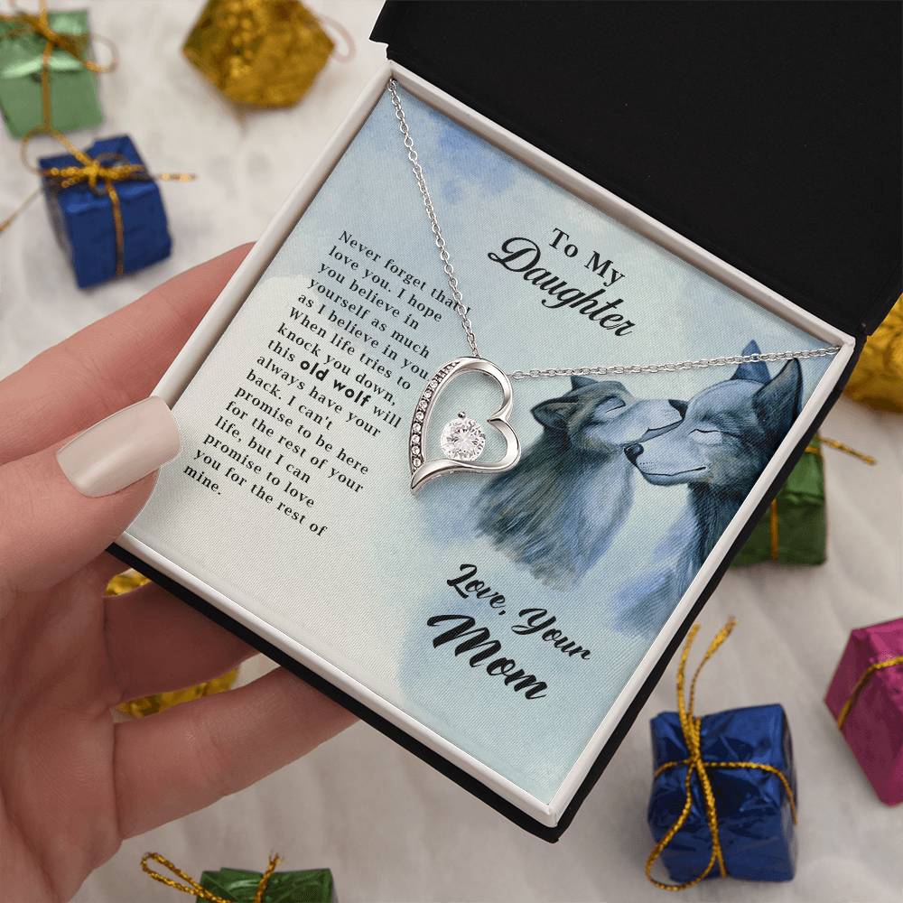 Old Wolf -Forever Love Necklace