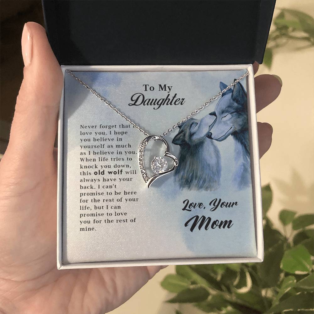 Old Wolf -Forever Love Necklace