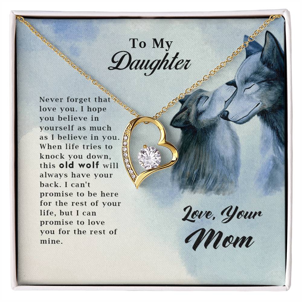 Old Wolf -Forever Love Necklace