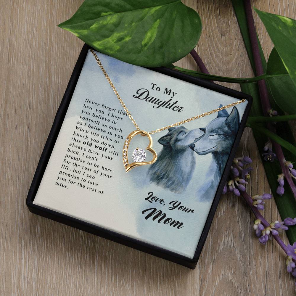 Old Wolf -Forever Love Necklace