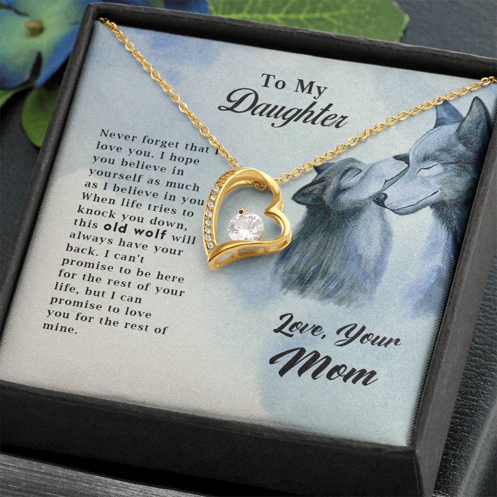 Old Wolf -Forever Love Necklace