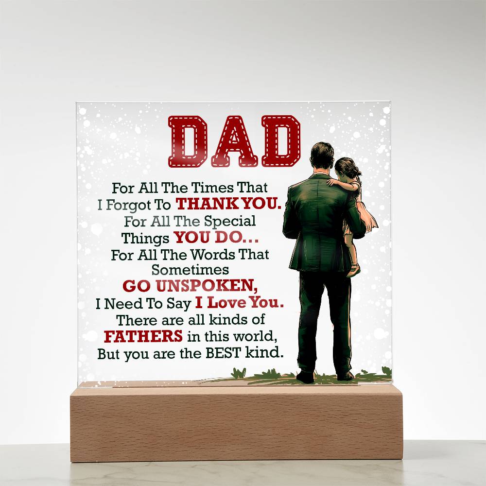 Thank You Dad 