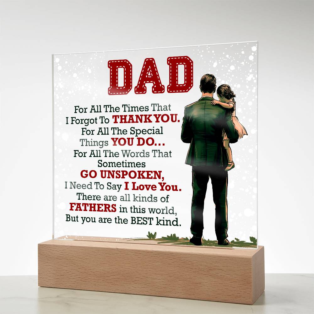 Thank You Dad 