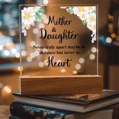 To My Daughter Distance Acrylic Square
