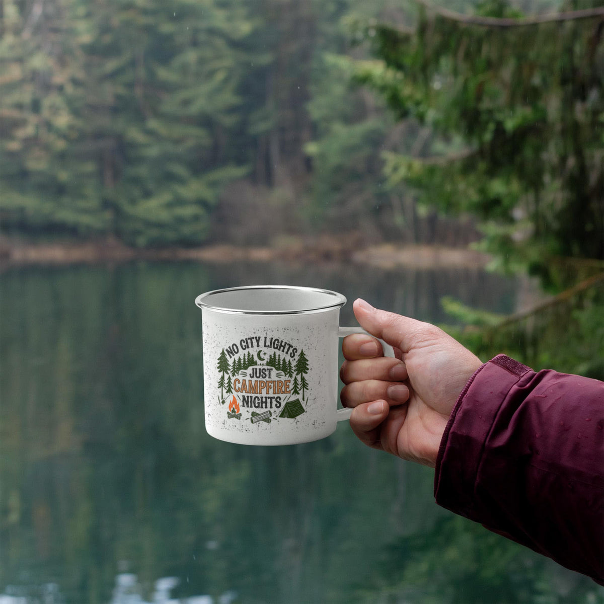 No City Lights -Camping Mug