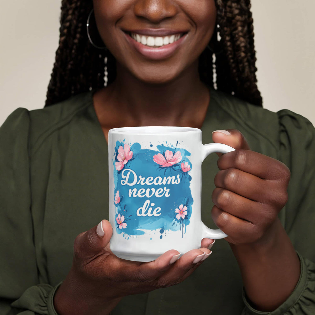 Dreams Never Die 11oz White Ceramic Mug