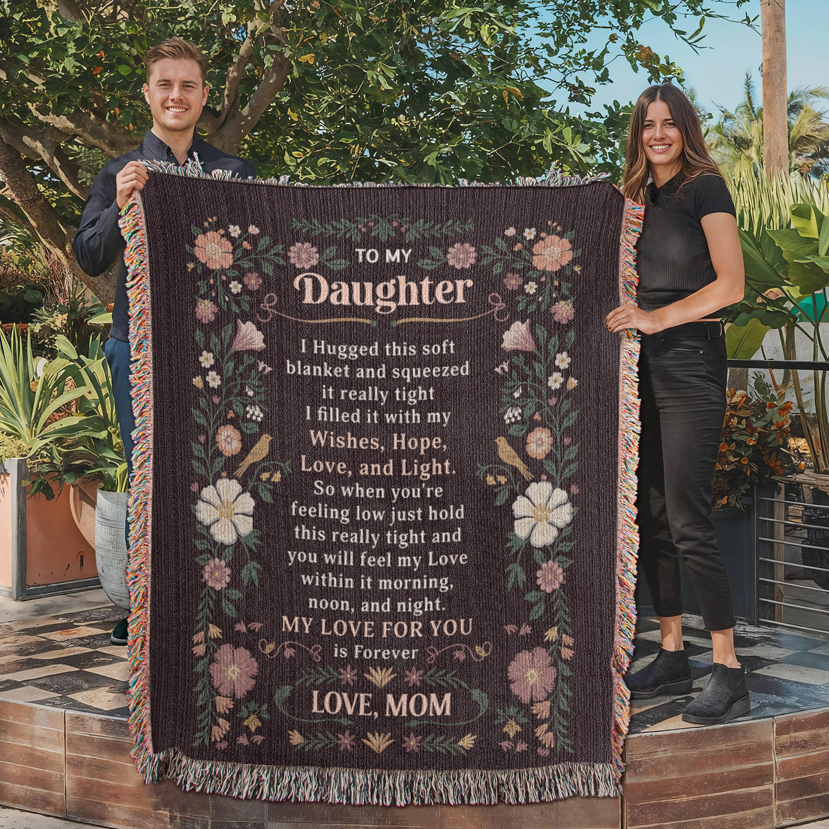 To My Daughter -Heirloom Blanket