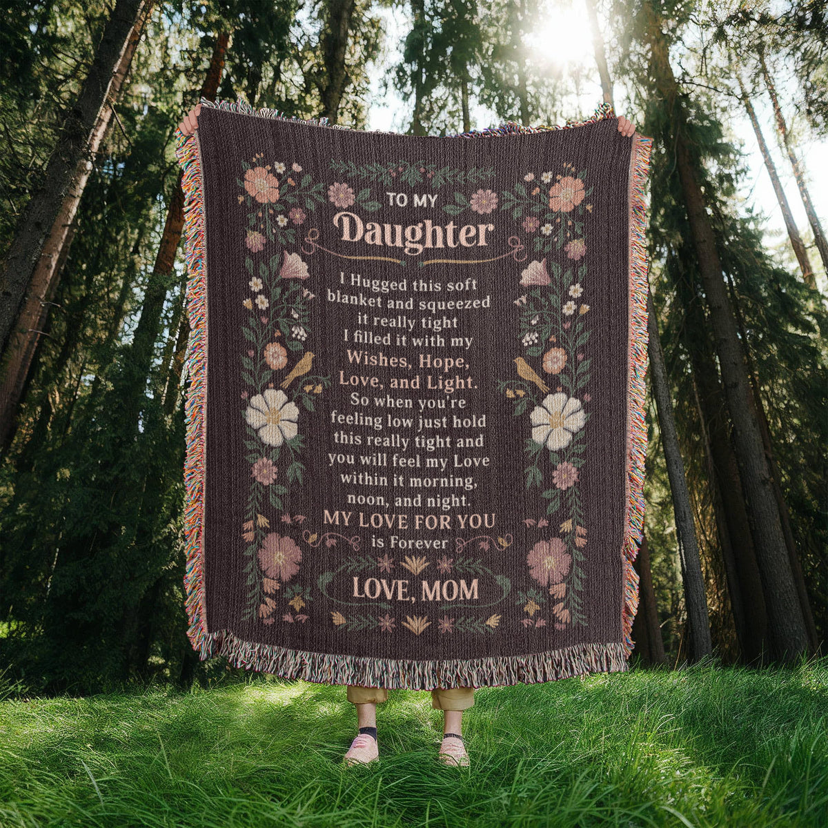 To My Daughter -Heirloom Blanket