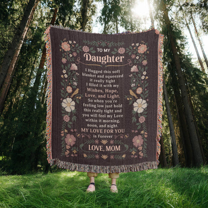 To My Daughter -Heirloom Blanket